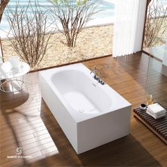 Solid Surface Bath Freestanding Bathroom Stone Resin Bath Tub SC1110