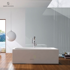 Solid Surface Bath Freestanding Bathroom Stone Resin Bath Tub SC1110