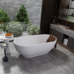 customized bathroom free standing acrylic solid surface bath tub black transparent resin bathtubs