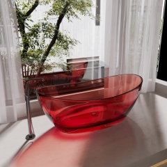 Modern Design Bathroom solid surface bathtub freestanding bathtub