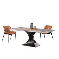 6 Seater Marble Quadrate Dining Table
