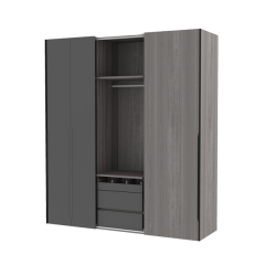 Two Sliding Door Storage Wardrobe Closet