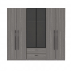 Bedroom Four 4 Doors Wood Cabinet Wardrobe With big Storage