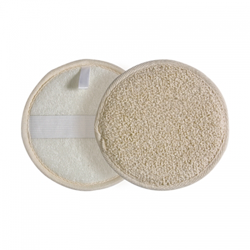 Exfoliating Natural Cambric Bath Pad, Body Scrubber