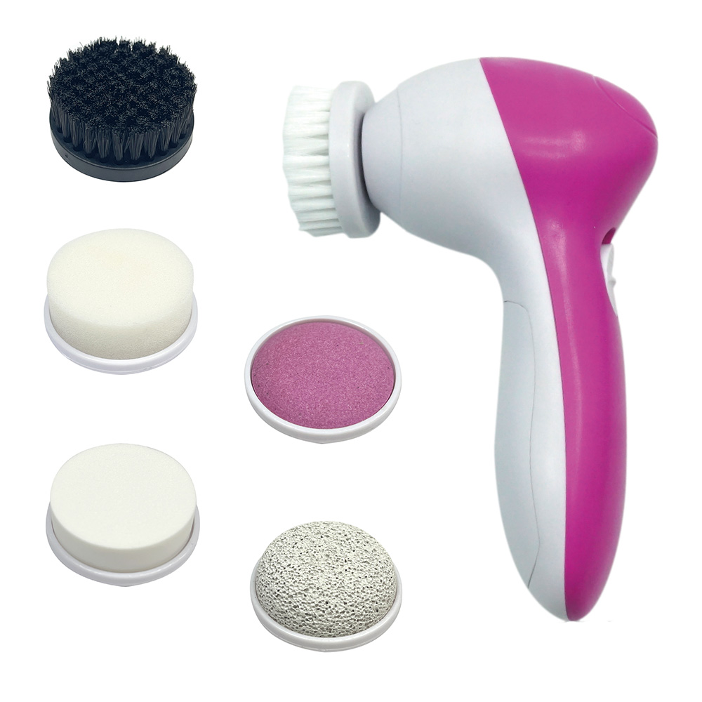 Electric Facial Cleansing Brush Set