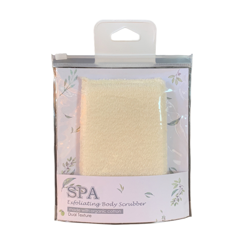 Organic Cotton Exfoliating Body Scrubber - Square Shape