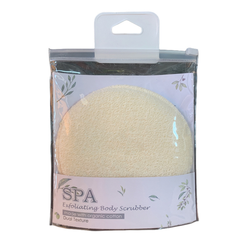 Organic Cotton Exfoliating Body Scrubber - Round Shape