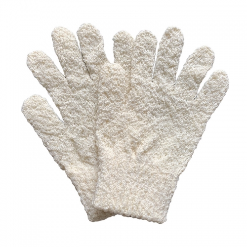 Organic Cotton Exfoliating Bath Gloves