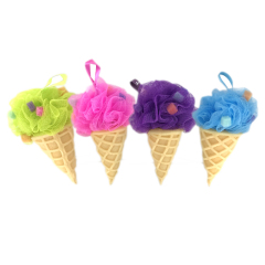 Novelty Ice Cream Corn Bath Sponge, Shower Ball