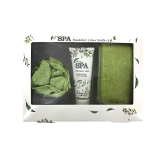 Bamboo Fiber Bath Spa Gift Set