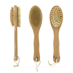 2 in 1 Wooden Bath Brush / Massager, Shower Brush, Body Scrubber