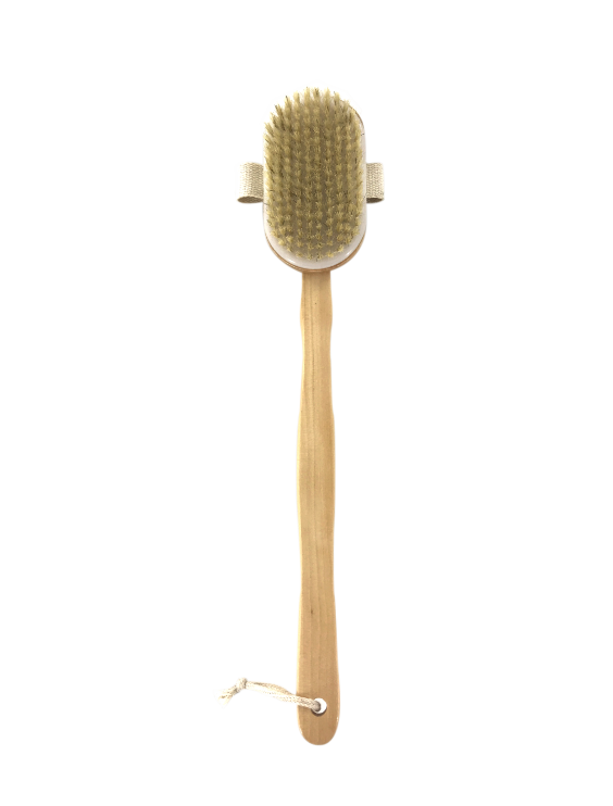 Wooden Wet or Dry Body Brush, Shower Bath Brush, Body Scrubber