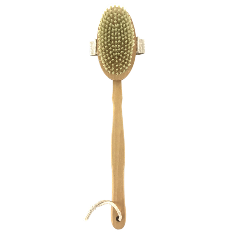 Wooden Wet or Dry Body Brush, Shower Bath Brush, Body Scrubber