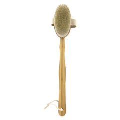 Bamboo Wet or Dry Body Brush, Shower Bath Brush, Body Scrubber