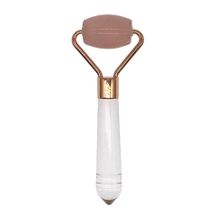 便携粉晶脸部按摩棒