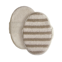 Exfoliating Ramie Cotton Bath Sponge, Body Scrubber