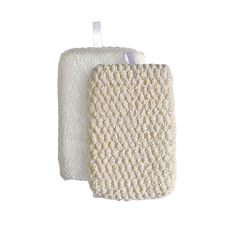 Exfoliating Cotton Bath Sponge, Body Scrubber