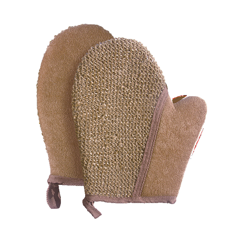 Jute Exfoliating Bath Mitt, Bath Glove