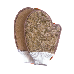 Jute Exfoliating Bath Mitt, Bath Glove