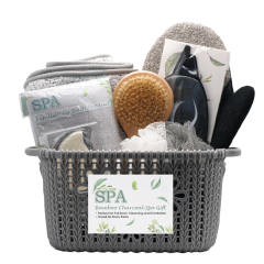 Bamboo Charcoal Bath Spa Gift Set