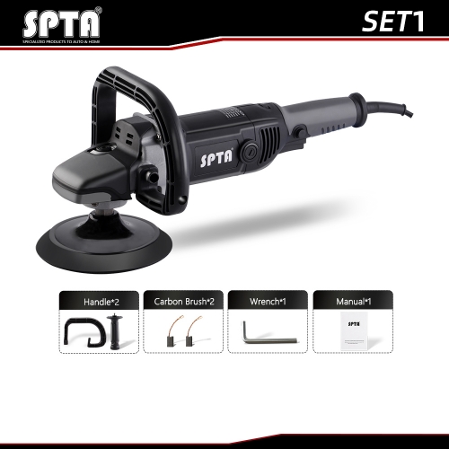 SPTA 3inch Electric Car Detail Polisher, Rotary Poliher with M14