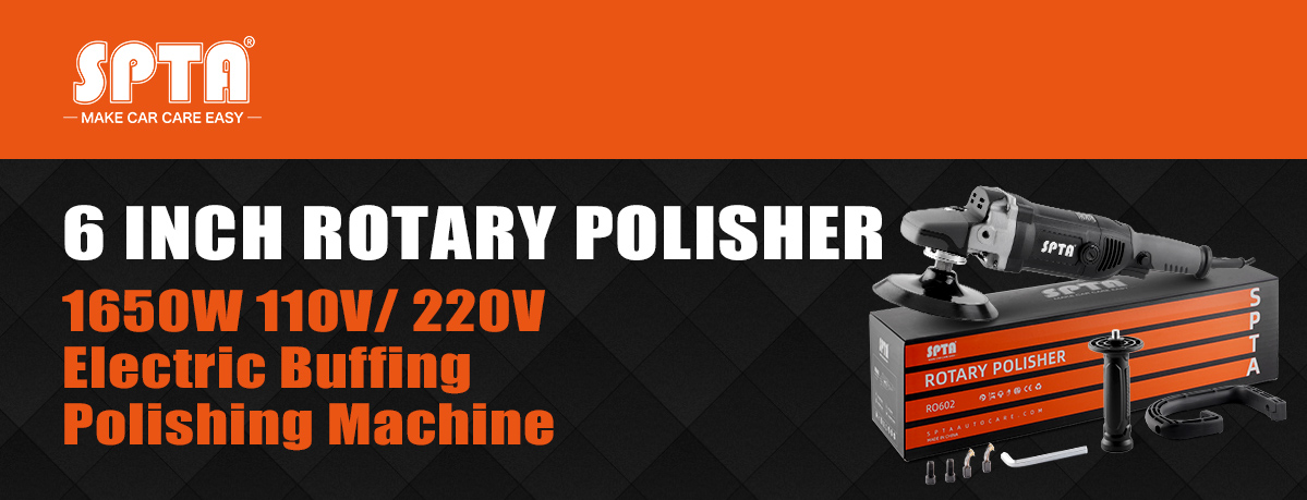 SPTA Mini Polishing Machine Rotary Polisher RO Polisher Auto Detailing Superpoli