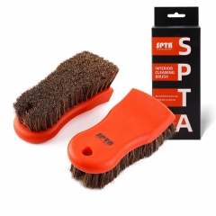 SPTA Hand Use 100% Horse Hair Washing Brush for Car Interior Cleaning