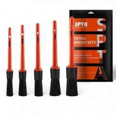 Wholesale SPTA Car Interior Detail Brush Set-Black PP Hair