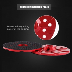 SPTA 5 Inch DA Backing Plate Aluminum Backer Pad For Dual Action Car polisher