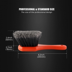 SPTA Wheel Tire Brush Soft Bristle Car Cleaning Brush Car Wash Brush Alloy Wheel Brush Tire Rim Hub Cleaning Brush