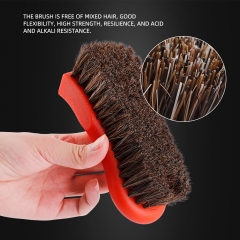 SPTA Hand Use 100% Horse Hair Washing Brush for Car Interior Cleaning