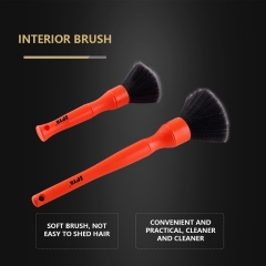 SPTA 2pcs Ultra-Soft Car Interior Cleaning Brush Synthetic Bristle Car Dash Duster Auto Detail Tools Dashboard Cleaning Brush