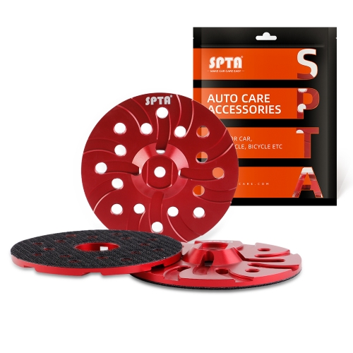 SPTA 5 Inch DA Backing Plate Aluminum Backer Pad For Dual Action Car polisher
