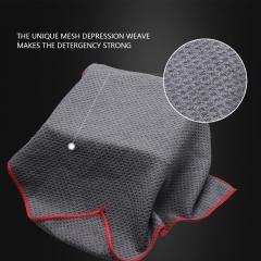 SPTA GSM400 Microfiber Waffle-check Edqeless Towel Car Washing Towel Soft Microfiber for Car Glass Car Care Cloth