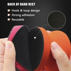 SPTA 3”Car Hand Wax Applicator Polish Clay Disc Pad Kit Sponge Tire Dressing Applicator with Grip Magic Clay Spong Polishing Pad