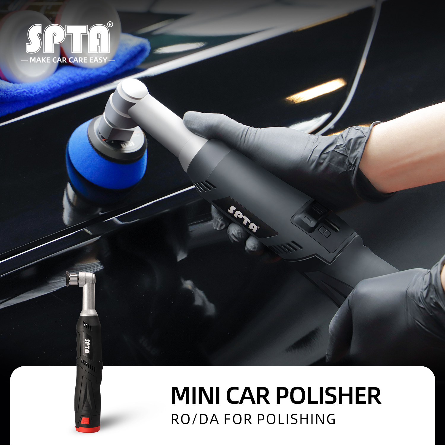 Mini store car polisher