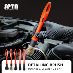 SPTA 5pcs Mixed Material Detailing Brush Interior Cleaning Brush for Auto Detailing