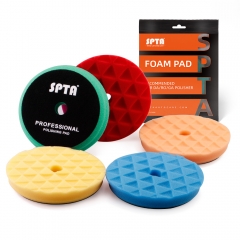 SPTA Triangle Pads Car Detailing Sponge Buffing Polishing Waxing Pads for DA/RO Car Polisher