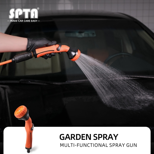 SPTA Car Cleaning Kit Air Compressor Detailing Gun Interior Stain Remover