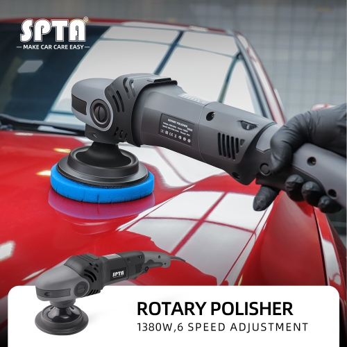 SPTA 3 Inch 780W Dual Action Machine Electric Car Polisher Polishing Pads  Kit