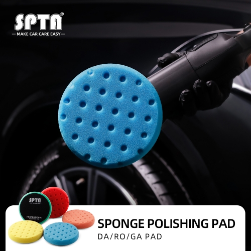 SPTA 356 DA/RO Purple Wool Polishing Pad 100% Wool Buffing Pad for Car  Detailing,Wool Polishing Pad