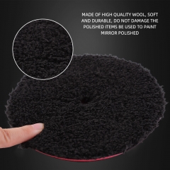 SPTA Black Fast Finishing Microfiber Polishing Pad Polishing Disc Kits For DA/RO Car Polisher