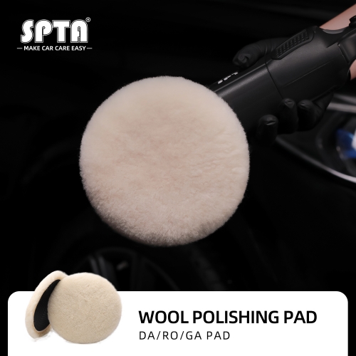 SPTA 3''5''6''7'' Car Polishing Wool Buffing Pad for DA/RO polisher
