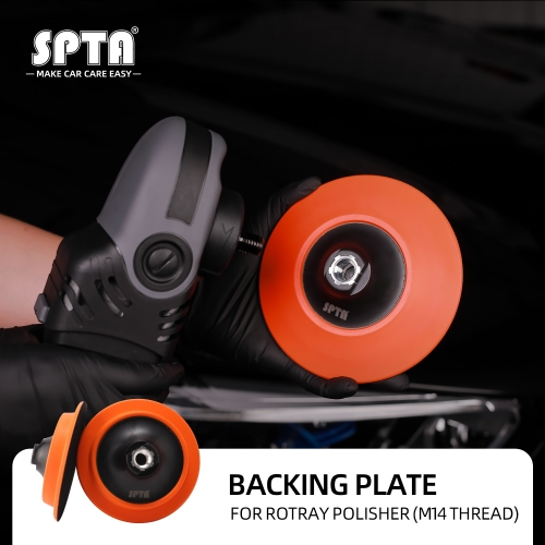 SPTA 5"/6" Backing Plate Backer Pad Hook&Loop DA Car Polishing Buffing Buffer Pad