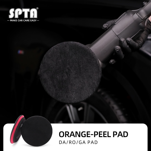 SPTA 5inch(125mm) 3000# Premium Denim Pad Orange Peel Removal Polishing Pad For Car Polisher