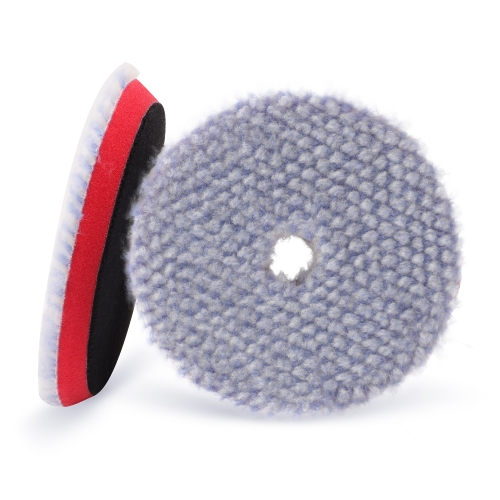 SPTA 356 DA/RO Purple Wool Polishing Pad 100% Wool Buffing Pad for Car  Detailing,Wool Polishing Pad