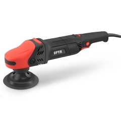 SPTA CP502 Black&Orange 1200W Rotary Polisher, 5-Meter Long Power Supply Cord, Constant Speed Control,Smooth Operation