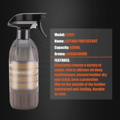 SPTA CL011 Leather Protectant, Intense Leather Scent, UV Inhibitors, Premium Leather Finish, For Protect Leather