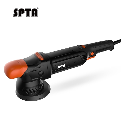 SPTA CP501 Orbit:9mm/12mm/15mm/21mm1100W Dual Action Polisher,5-Meter Long Power Supply Cord,Smoth Polishing, For Car Polishing