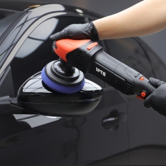 SPTA CP502 Black&Orange 1200W Rotary Polisher, 5-Meter Long Power Supply Cord, Constant Speed Control,Smooth Operation